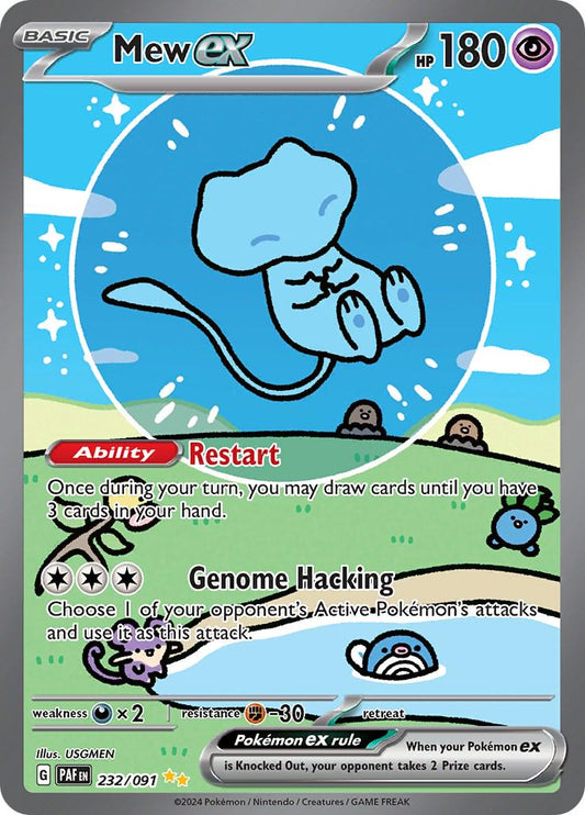 Mew ex #232 Raw