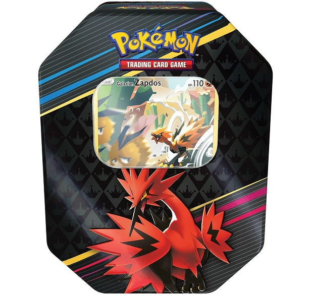 Crown Zenith Zapdos Tin
