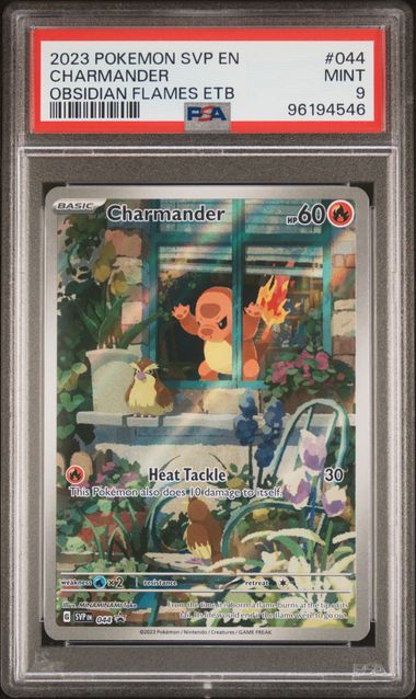 2023 POKEMON SVP EN-SV BLACK STAR PROMO #044 CHARMANDER OBSIDIAN FLAMES ETB