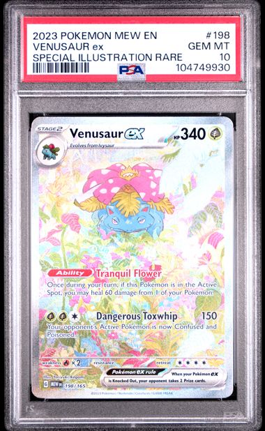 2023 POKEMON MEW EN-151 #198 VENUSAUR ex SPECIAL ILLUSTRATION RARE